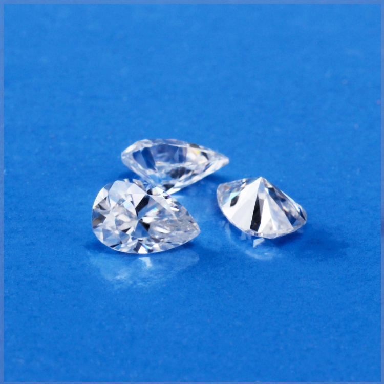 D VVS1 Loose Lab Created gra Moissanite Diamond pear Cut Per Carat Price With GRA Certificate Synthetic Moissanite