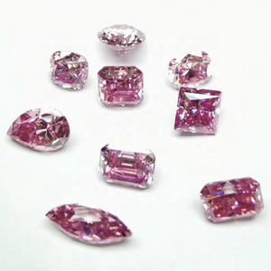 Marquise Cut Pink Moissanite VVS1 5x10mm 1.0CT Lab Grown Pink Moissanite Diamond GRA Loose Moissanite Marquise