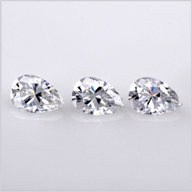 D VVS1 Loose Lab Created gra Moissanite Diamond pear Cut Per Carat Price With GRA Certificate Synthetic Moissanite