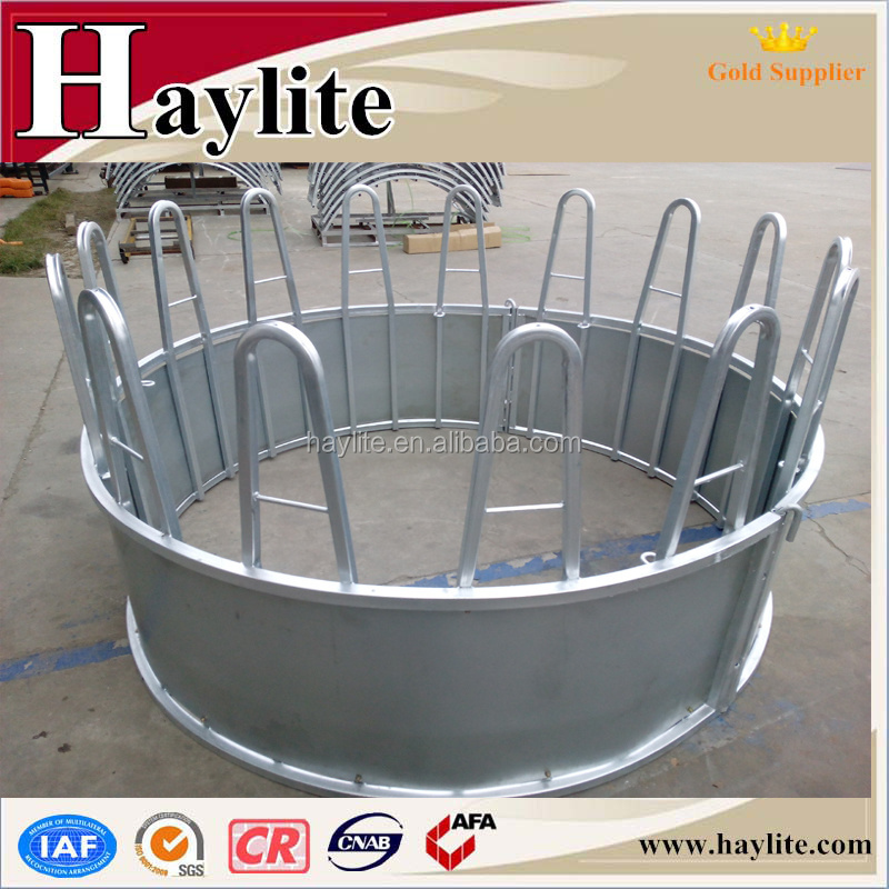 Customized square Horse cattle Eating Hay Feeder with roof