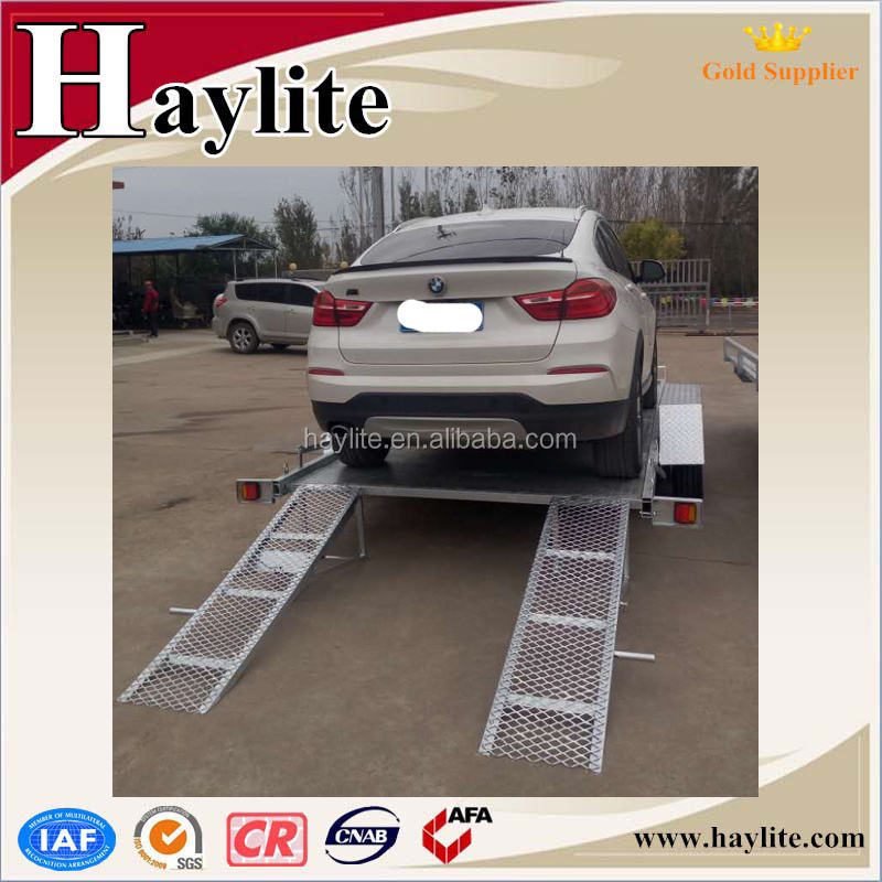 Galvanized small middle car transporter trailer for ATV and UTV