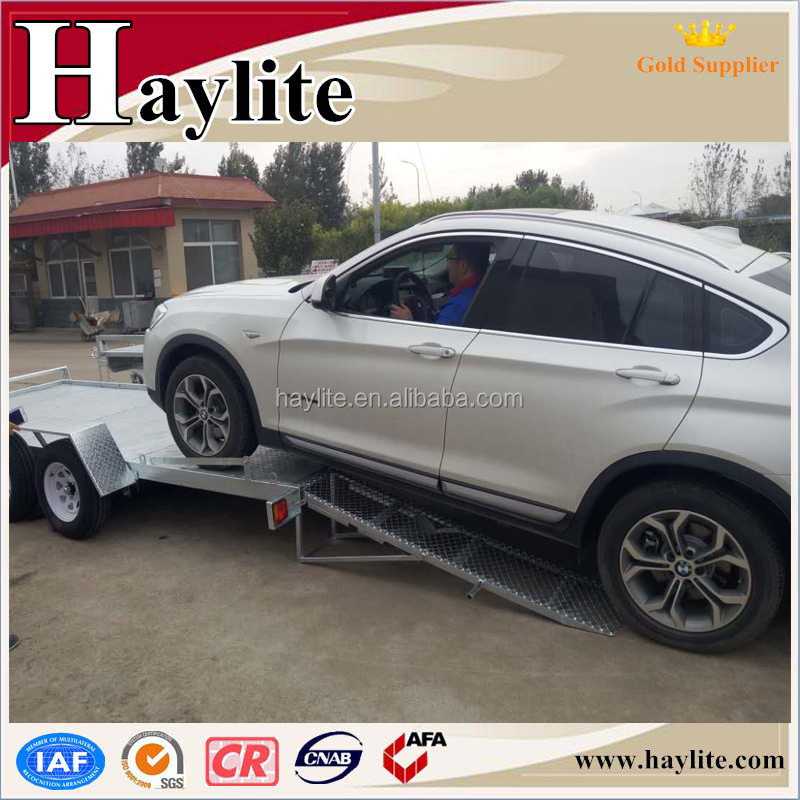 Galvanized small middle car transporter trailer for ATV and UTV