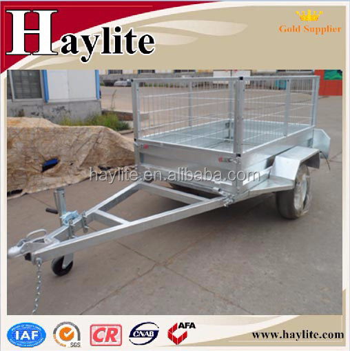 Galvanized 2 or 4 wheel utility trailer with kits