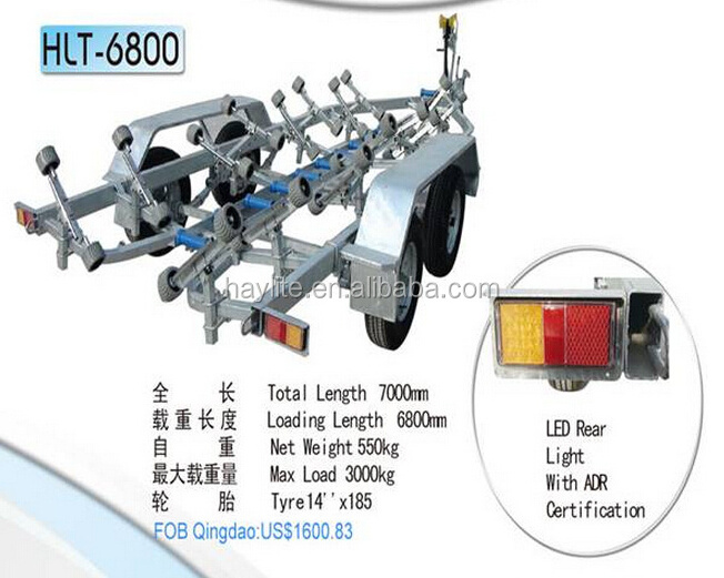 ranger boat trailer rc truck boat trailer with part for hot sale