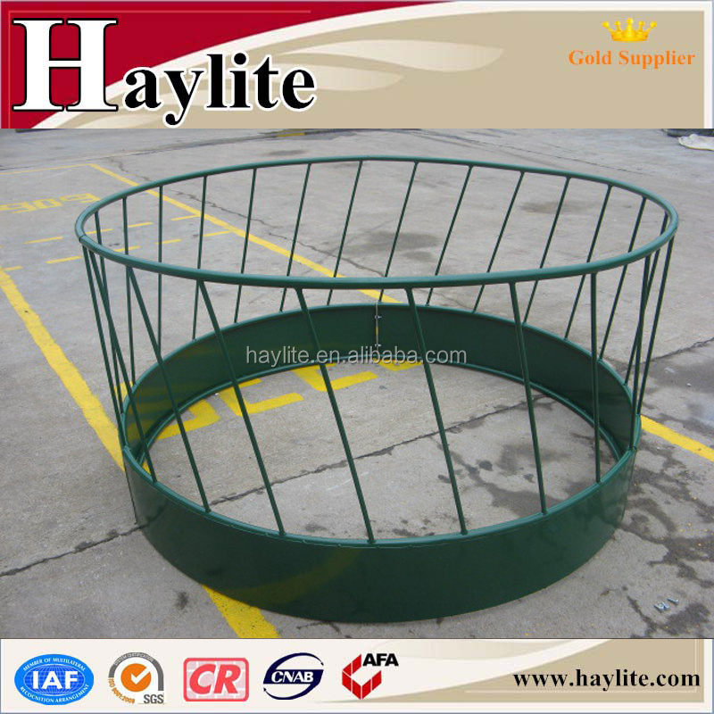 Customized square Horse cattle Eating Hay Feeder with roof