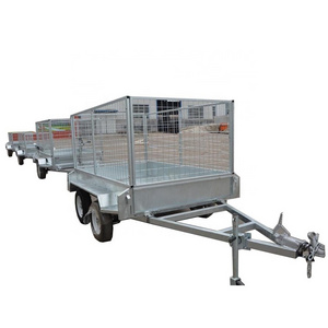 Galvanized 2 or 4 wheel utility trailer with kits