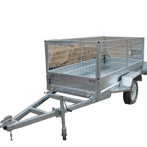 Factory supply 7 x 4 mesh cage Utility Box Trailer with for Australia market