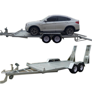 Galvanized small middle car transporter trailer for ATV and UTV