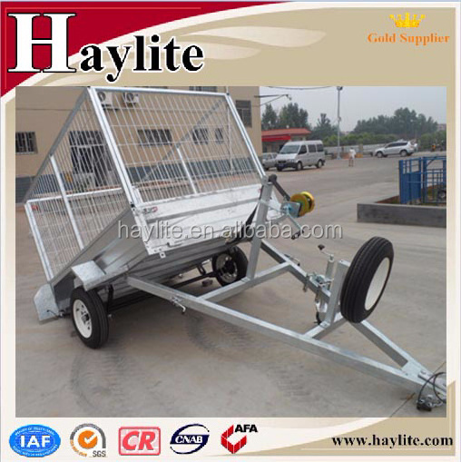 Galvanized 2 or 4 wheel utility trailer with kits