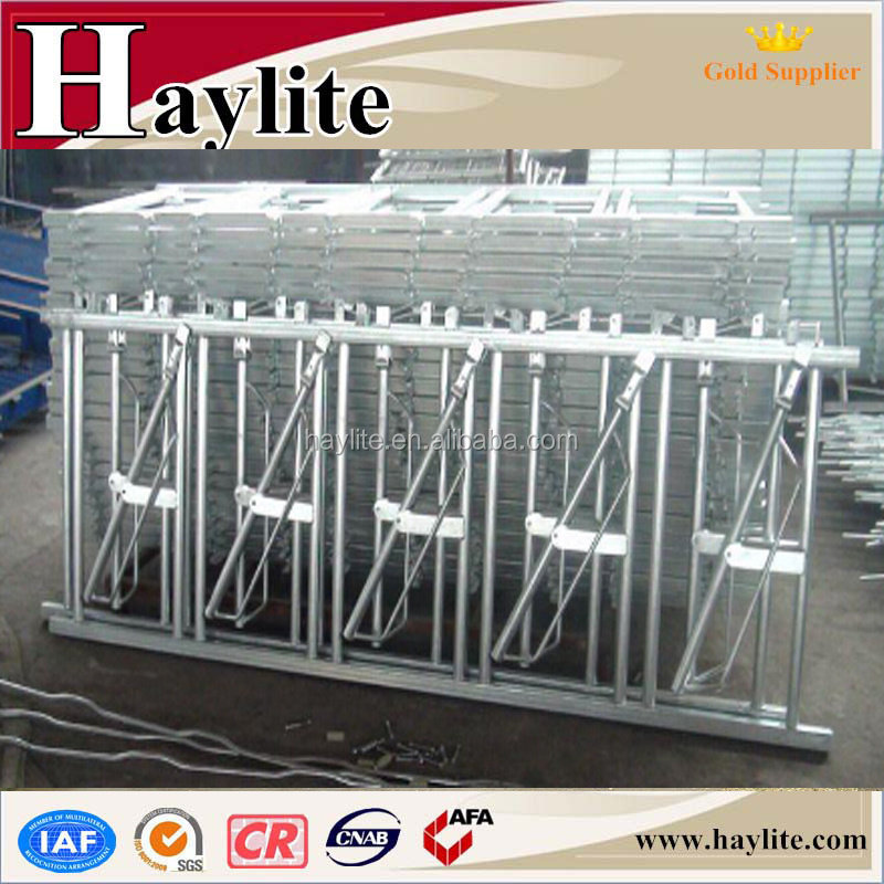 Humanized Dairy galvanized cattle farm headlock