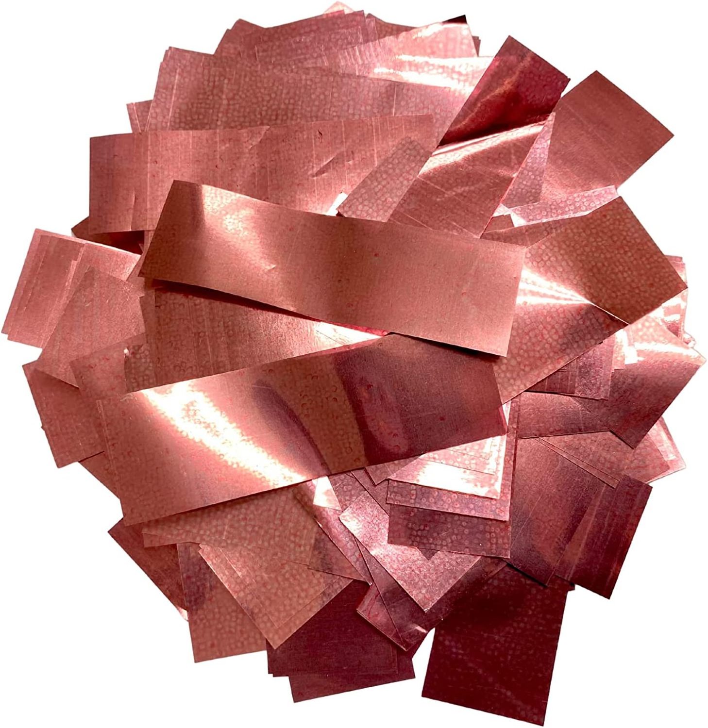 2*5 cm  Confetti Shiny Rose gold Metallic Bulk Confetti Bag