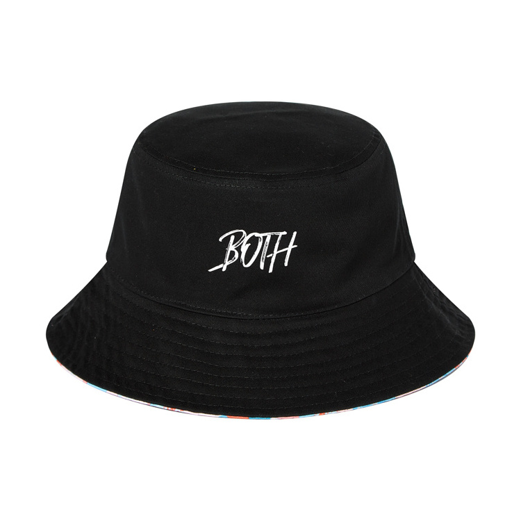 Summer Custom Sublimation Printing Double-Sided Bucket Hat All Over Printing Reversible Bucket Hats