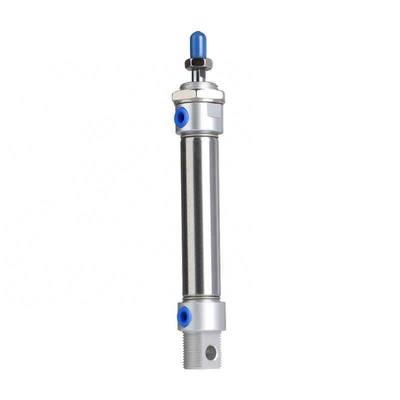 low price stainless steel pneumatic cylinder MA double single acting spring return mini telescopic air piston linear actuator