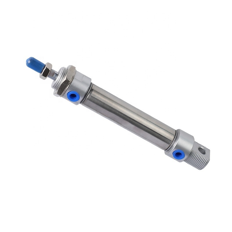 low price stainless steel pneumatic cylinder MA double single acting spring return mini telescopic air piston linear actuator