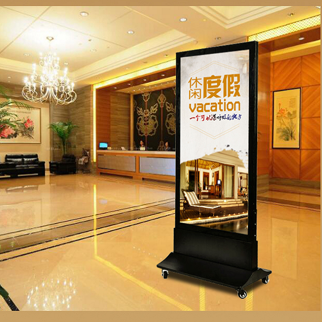 Walking Billboard Free Standing Magnetic Illuminuate Electronic Led Advertising Board