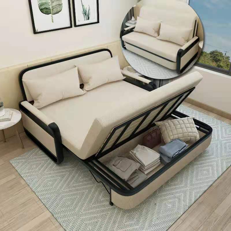 Living room sofa bed folding sofa for two foldable double sofa