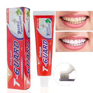 Wholesale Cheap Fluoride Tooth Paste Custom Private Label Pearl White Teeth Whitening Fresh Breath Mint Toothpaste