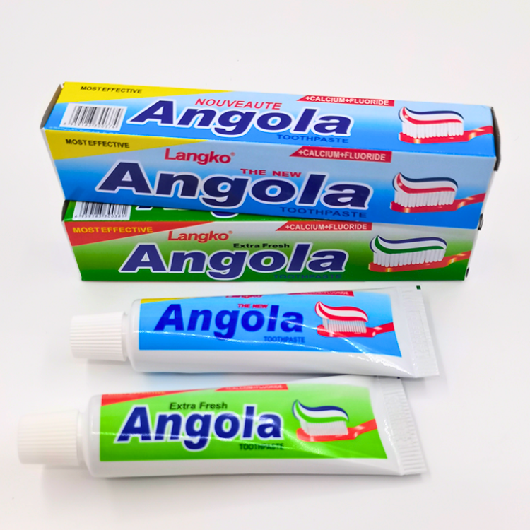 The New Non-Fluoride Whitening Angola Toothpaste with Free Toothbrush