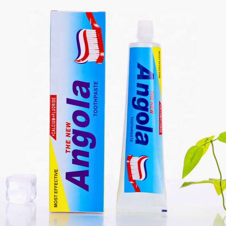 The New Non-Fluoride Whitening Angola Toothpaste with Free Toothbrush