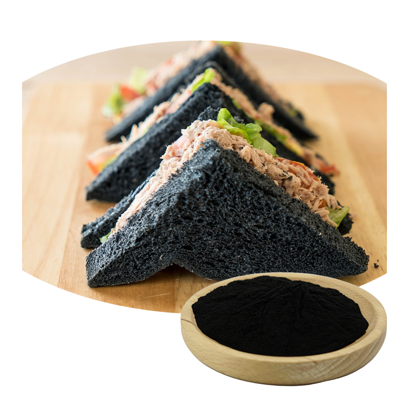 Private Label  charcoal edible vegetable carbon black powder