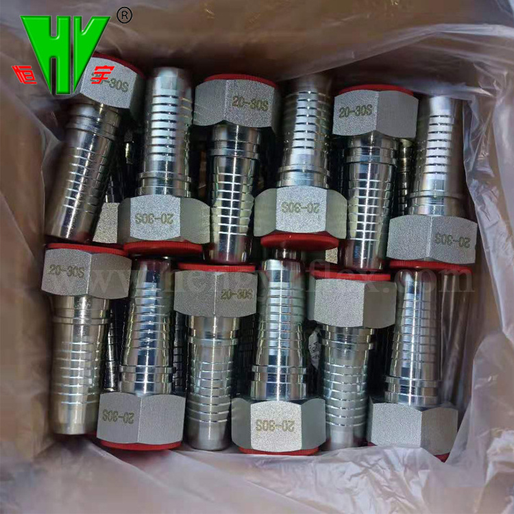 Hydraulic fittings distributors China supply hose swivel fittings metric hydraulic hose ends