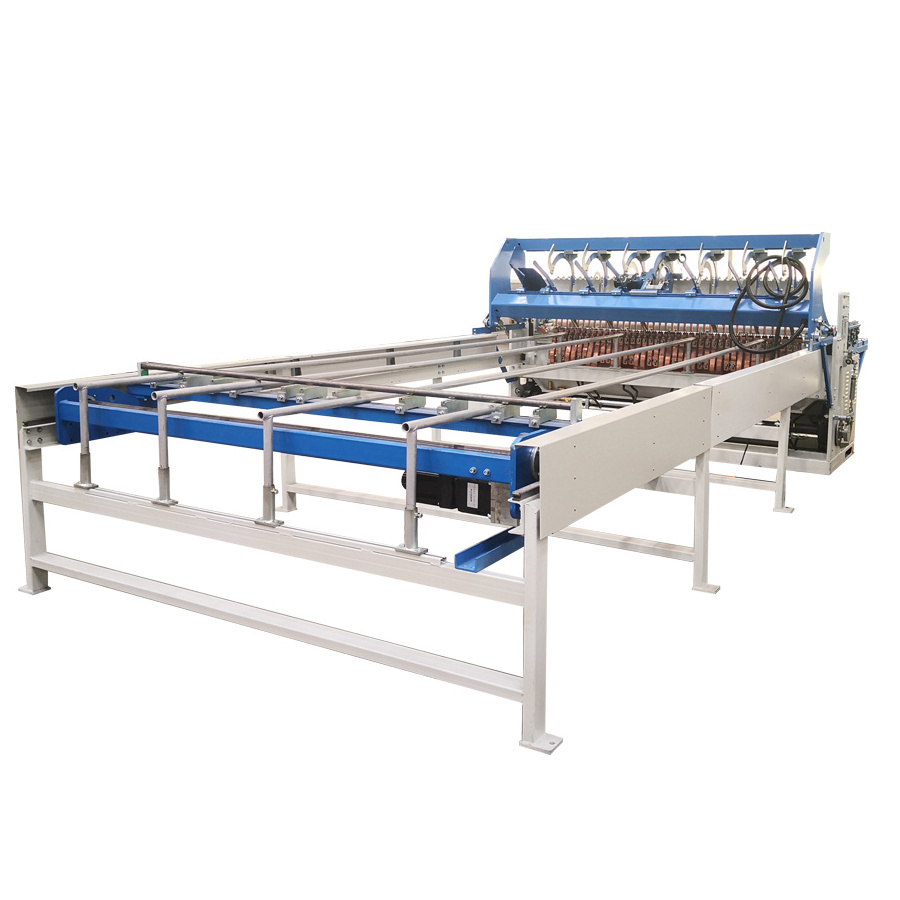 JIAOYANG  fully automatic welded wire mesh make machine price  steel   bar concrete reinforcing welded  wire mesh machine