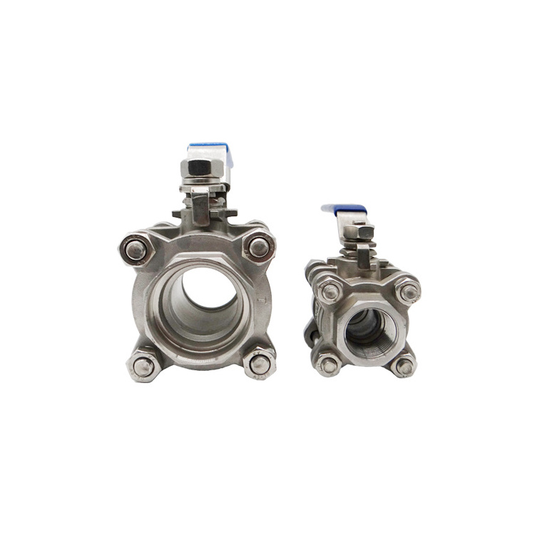 3 piece stainless steel ball valve 3/8