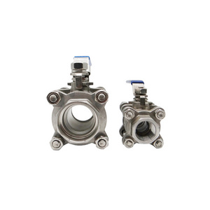 3 piece stainless steel ball valve 3/8" 1000PSI