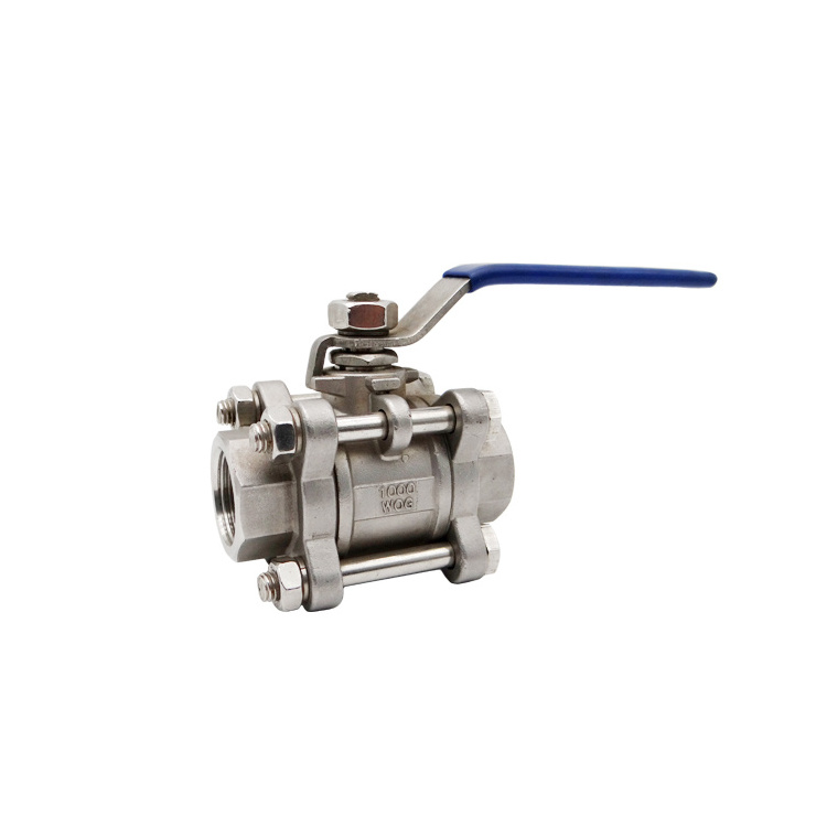 3 piece stainless steel ball valve 3/8