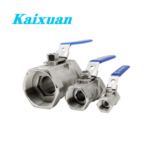 High quality 1 Inch Premium 304/316 Stainless Steel Full Port Forged  NPT 1000 WOG 1 pc Ball Valve