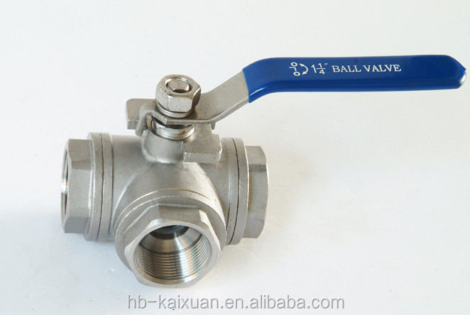 made in china hot sale 3 way ball valves 4 inches stainless steel