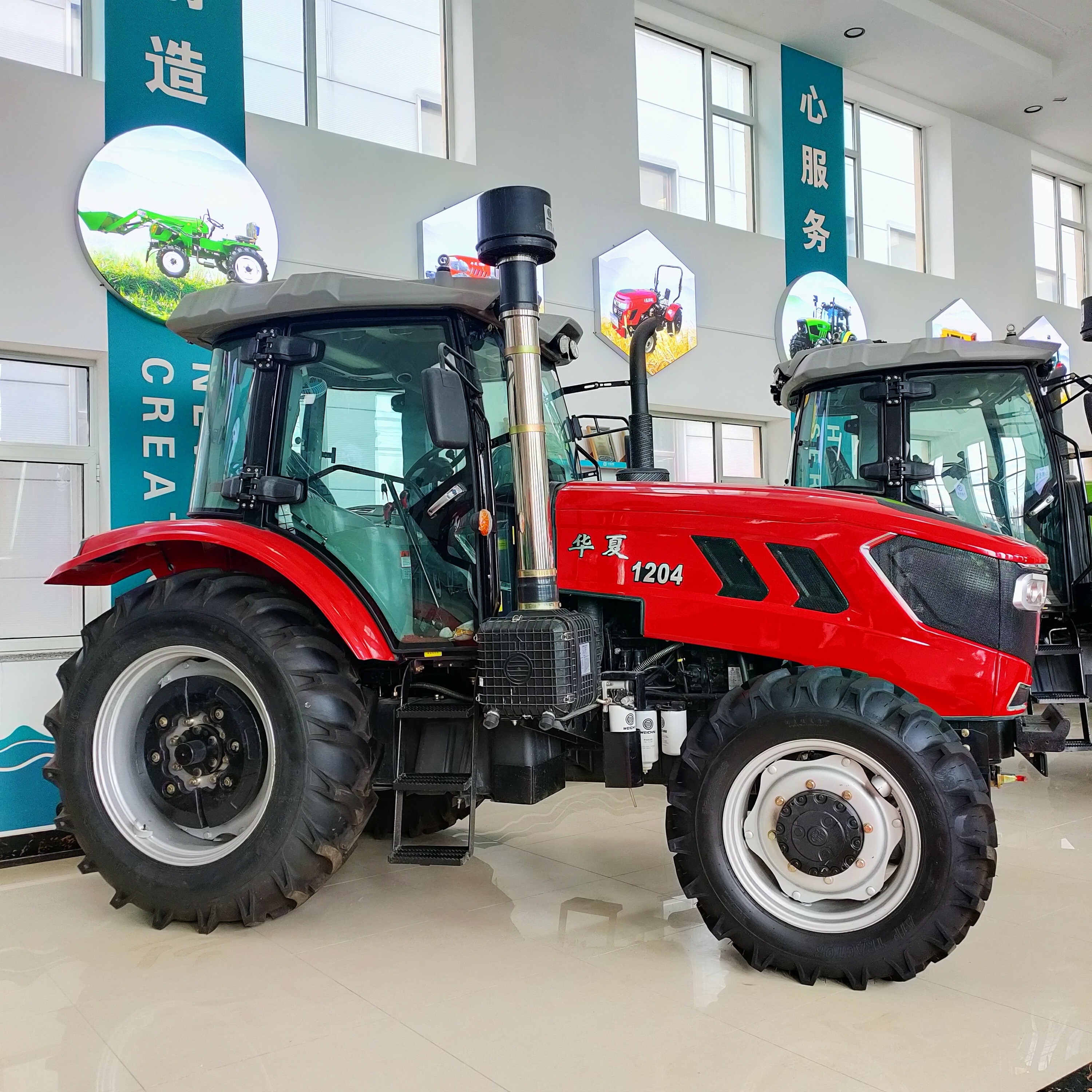 100 hp 4x4  AC Cabin chinese farm tractors for agriculture diesel engine