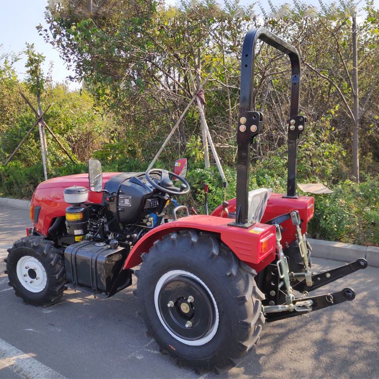 New cheap 50hp 60hp 80hp compact farm 4x4 small garden tractor with lawn mower