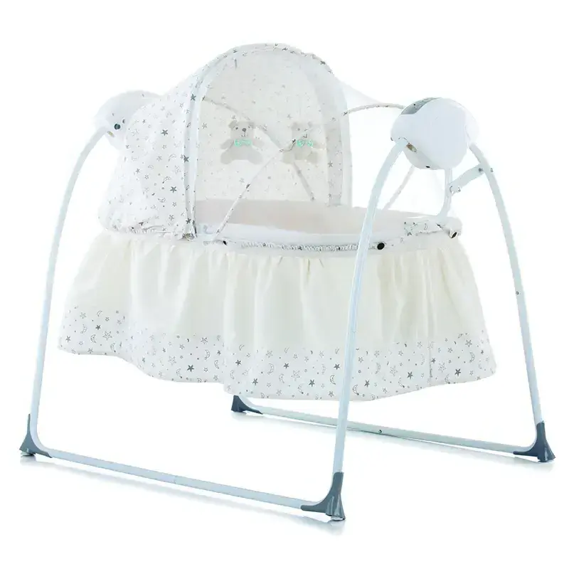 baby bed Electric Cradle Newborn Beside Basket Sleeping Rocker Bed Baby Cot Kids Bassinet Swing Crib Hammock Auto Shaker Sleeper