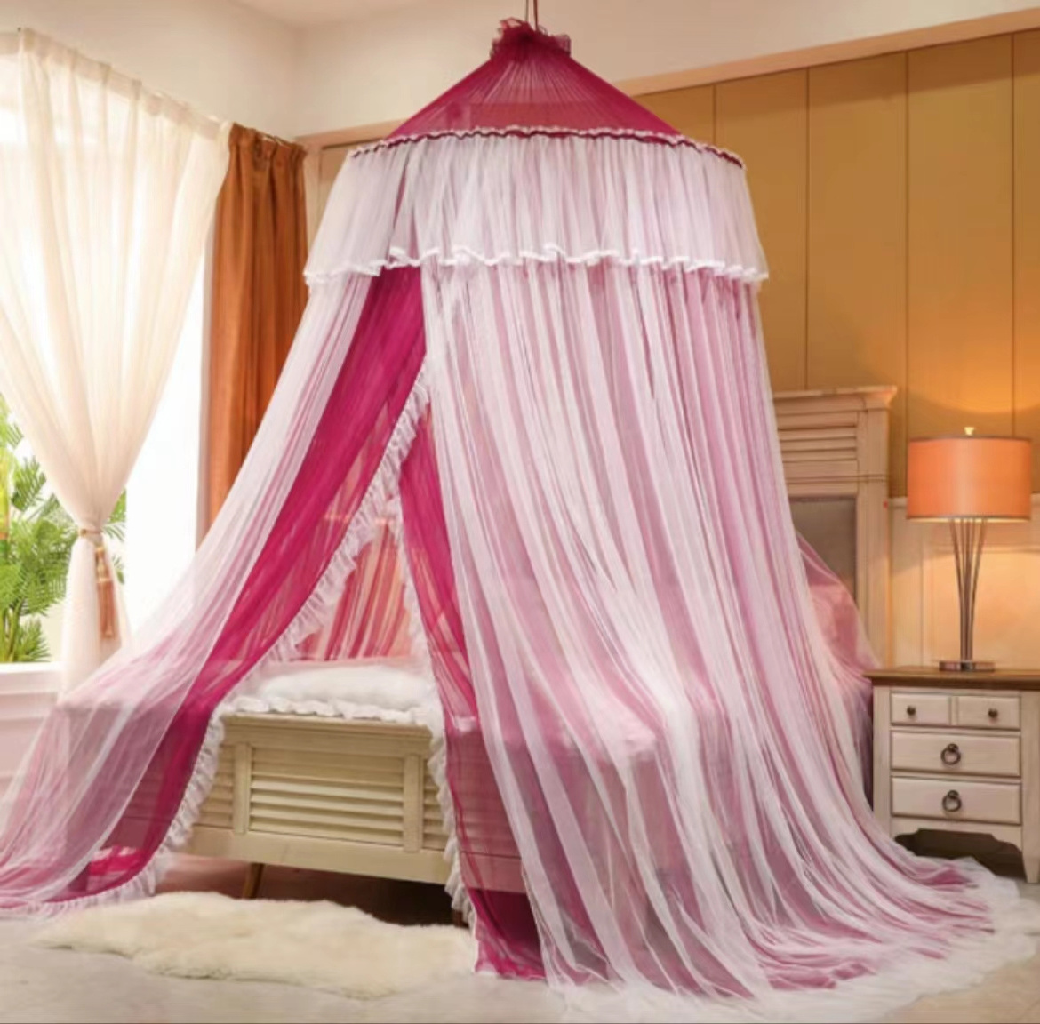 New product Listing Princess Wind Encrypted Dome Umbrella Mosquito Net