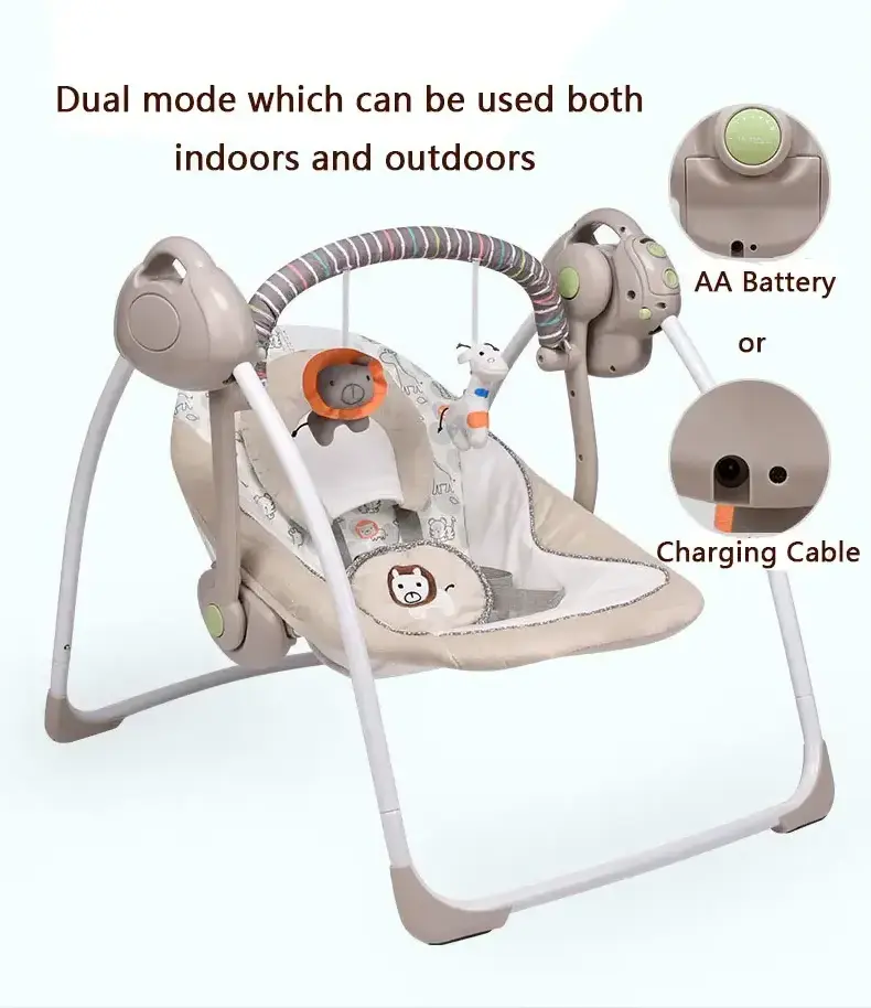 Multi-function Electric baby cradle with music swing baby rocking chair