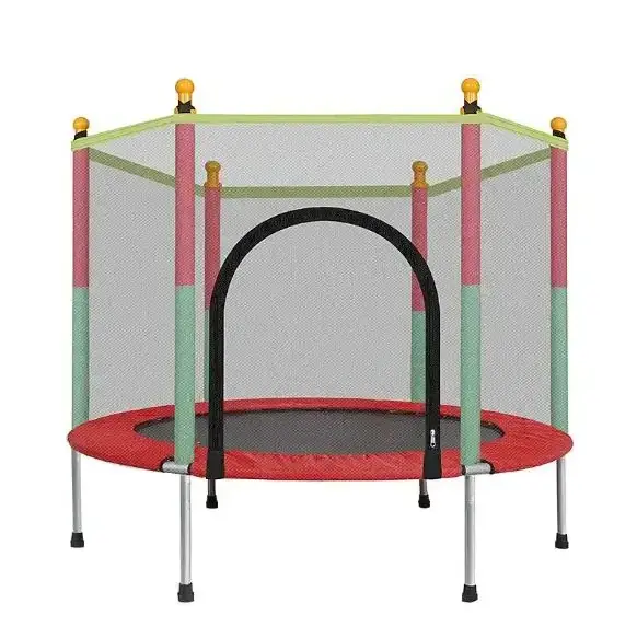 outdoor Fitness Trampoline Bed with Tent Enclosure with Protective 1.4m kids trampoline bed Kids Trampoline