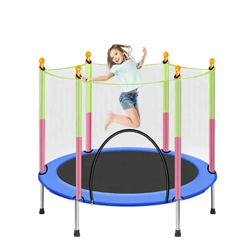 outdoor Fitness Trampoline Bed with Tent Enclosure with Protective 1.4m kids trampoline bed Kids Trampoline