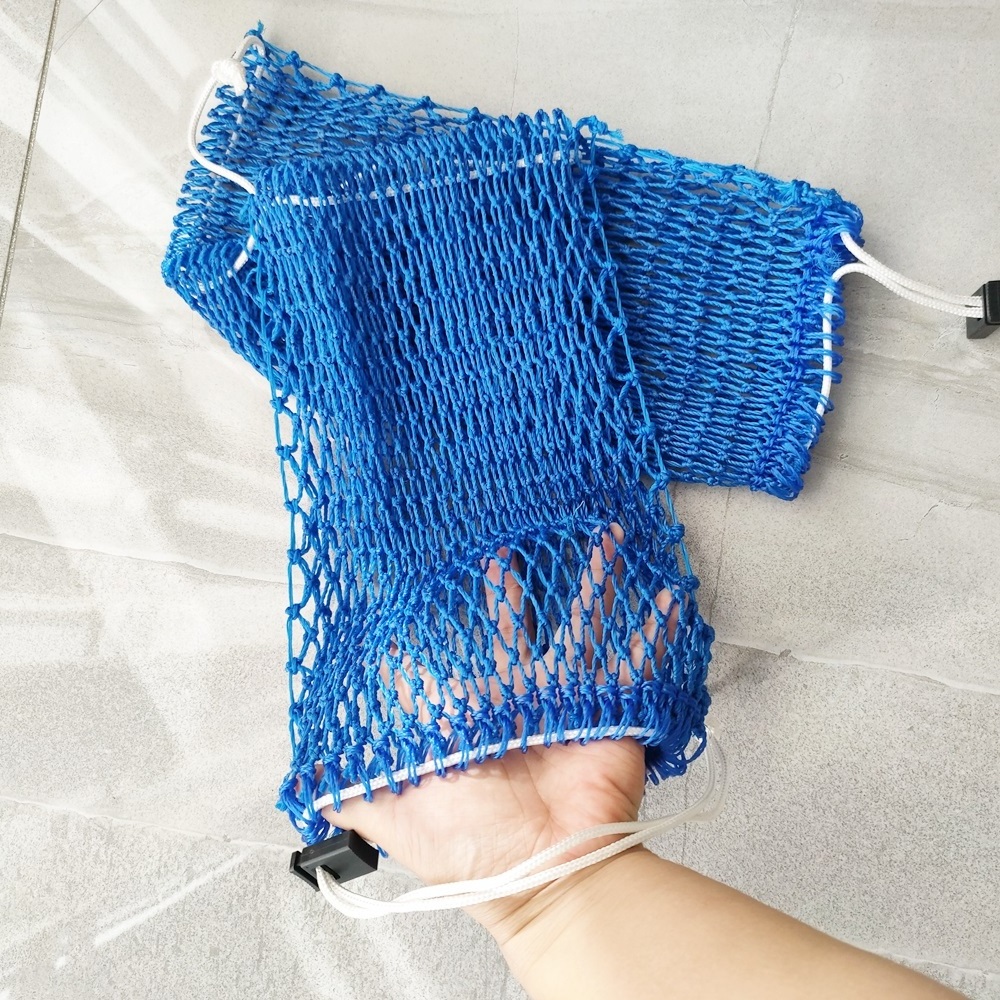 Heavy Duty Customized Green Crab Lobster Pots Net Fishing Bait Bag/Custom Live Bait Mesh King Crab Bait Lobster Pot Net Bags