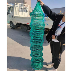 wholesale longline hdpe cast net trap fishing live trap 18 layers hand-processed farmed scallop Aquaculture cage lantern nets