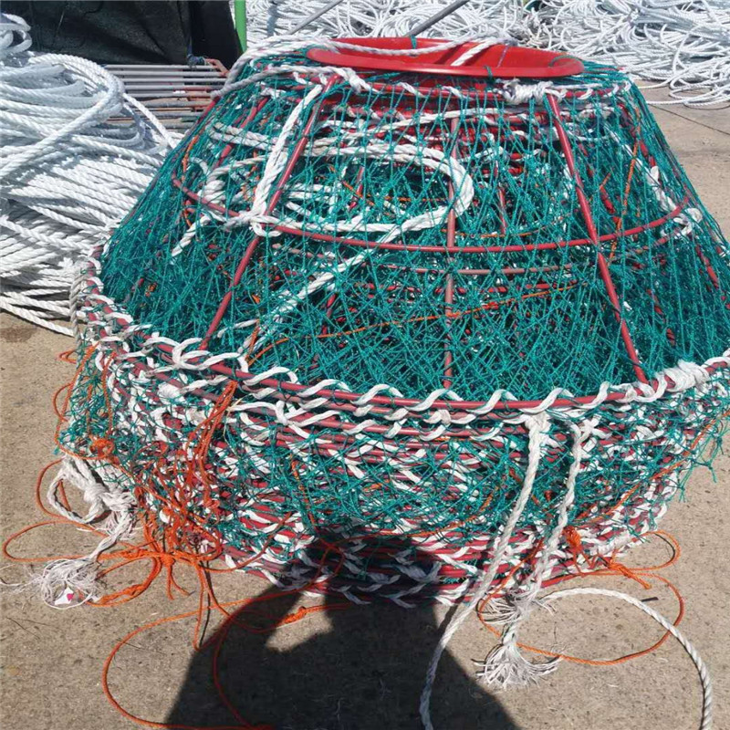 King Crabs Pots Collapsible Round Crayfish Pot Commercial Lobster Trap with Different Type and Multiple Length