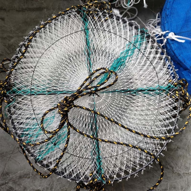 wholesale longline hdpe cast net trap fishing live trap 18 layers hand-processed farmed scallop Aquaculture cage lantern nets