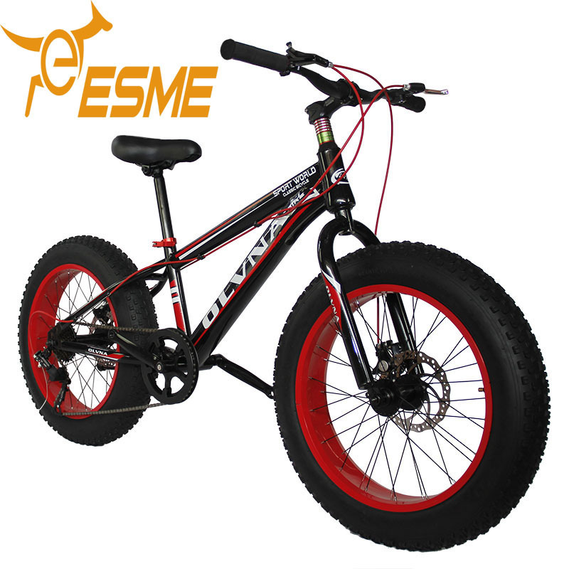 Oem Customized 20inch 7 Speed Fat Bike Wide Tire 20x4 Fatbike Mini Mountain Fat Bicycle Mtb Snow Bikes For Student Bicicleta