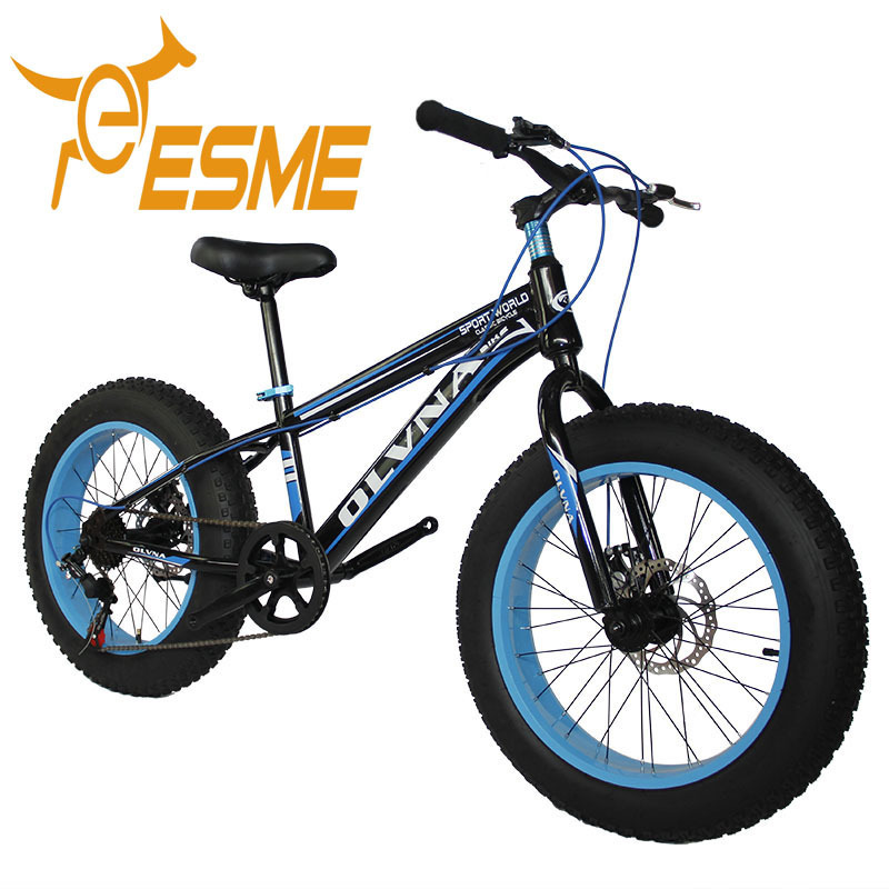 Oem Customized 20inch 7 Speed Fat Bike Wide Tire 20x4 Fatbike Mini Mountain Fat Bicycle Mtb Snow Bikes For Student Bicicleta