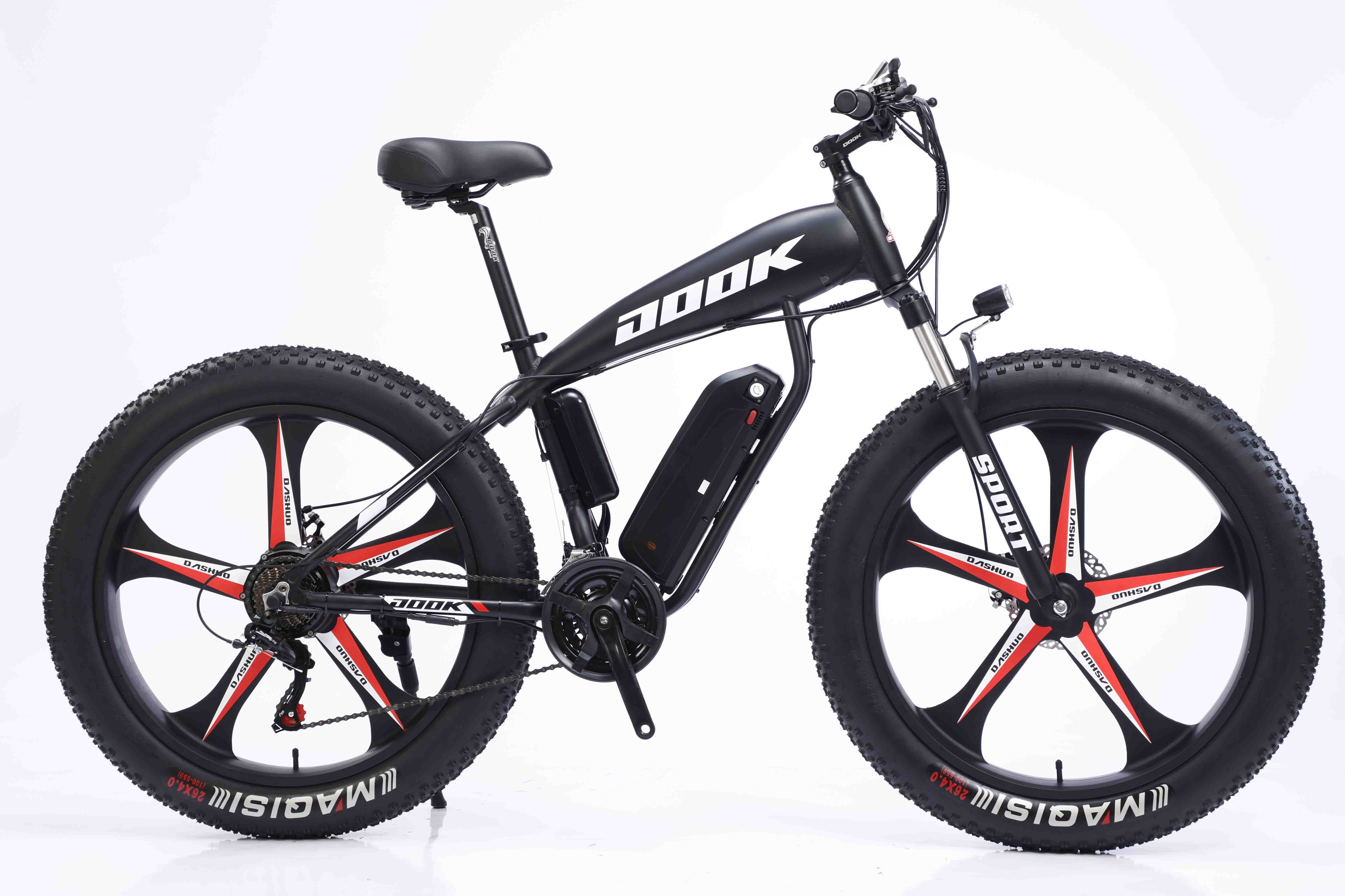 26 Inch Cycle Lithium Battery Electric Bicycle Ebike Mtb Full Suspension  1000w E Fatbike Electric Bike 26*4.0 Fat Tire