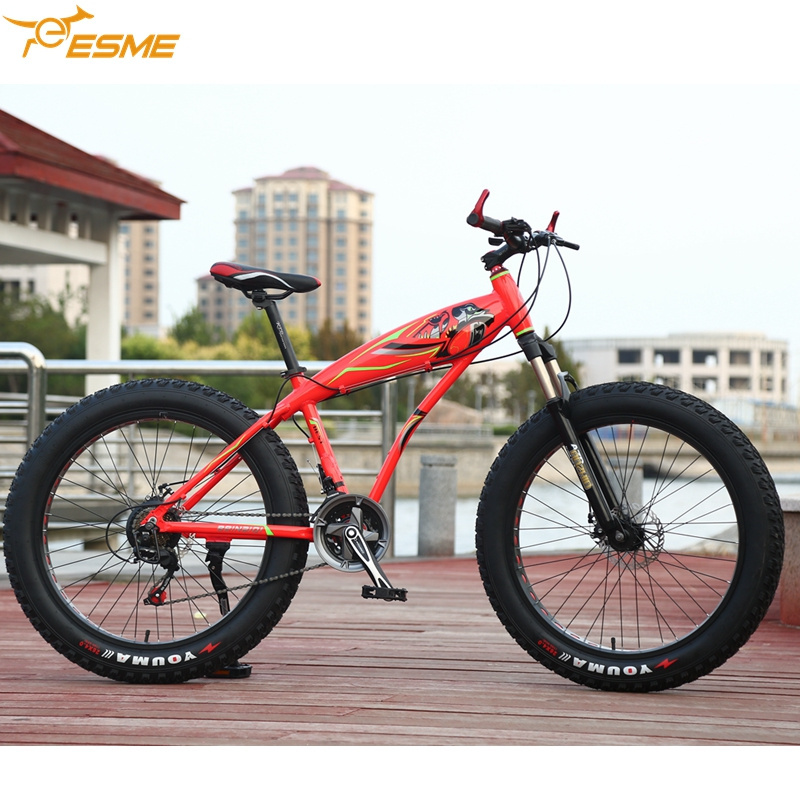 2022  custom  26 inch rims alloy wheel fat bike carbon steel frame 26x4.0 wheel set  cycle fat bike