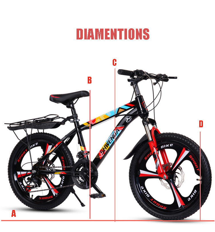 Hot Sale Guaranteed Quality 20 /22/24/ inch Bicicleta Mountain Bike Children High Carbon Steel 20 Inch Mountain Bicycles