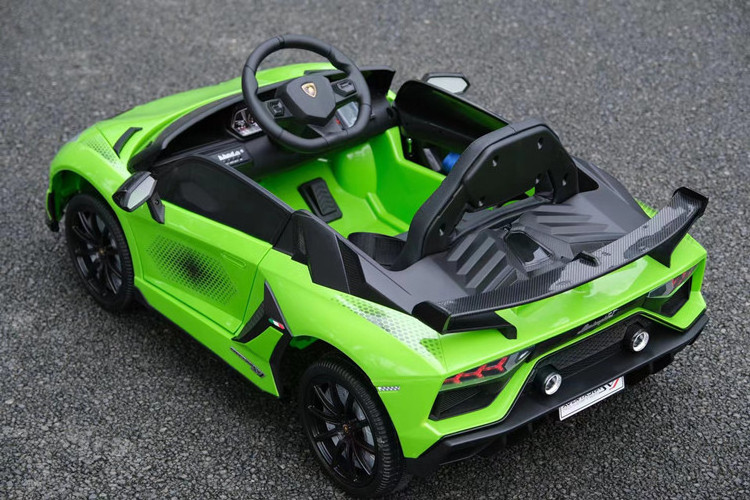 New Genuine Authorized Lamborghini 12V Dual Drive Motor Kids Electric Toy Car Ride On Cars