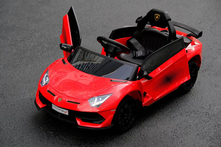 New Genuine Authorized Lamborghini 12V Dual Drive Motor Kids Electric Toy Car Ride On Cars