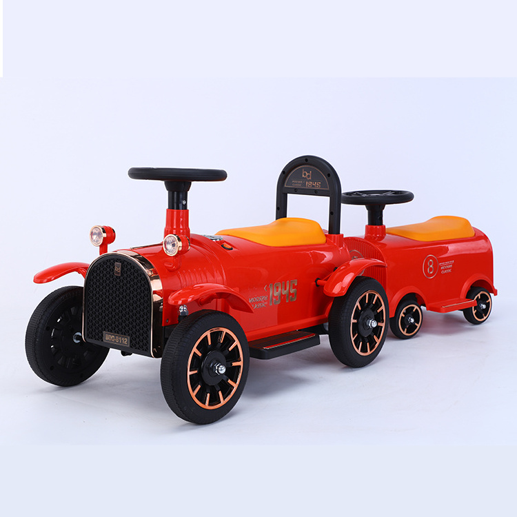 2021 Wholesale Electric Children Car s Electric music light track train Kids Electric Ride on Car